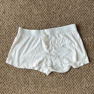 White brandy Melville shorts